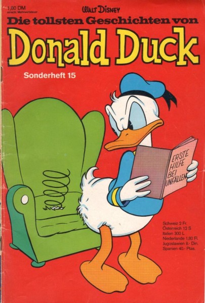 Die tollsten Geschichten von Donald Duck Sonderheft 15 (Z1-2), Ehapa