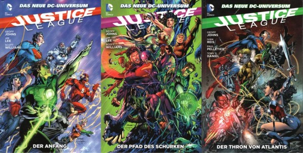 Justice League (limitierte Ausgabe) 1-3 (Z1), Panini