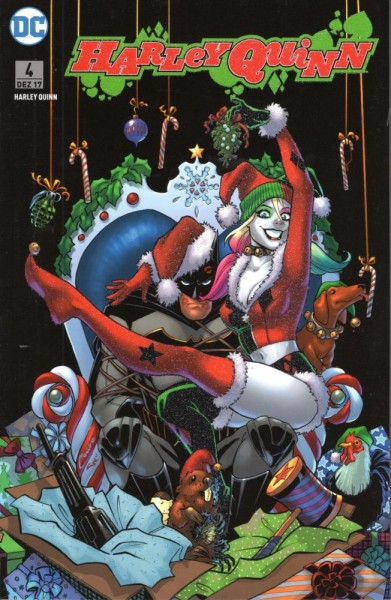 Harley Quinn Rebirth 4 (Glitzer-Weihnachts-Variant-Cover) (Z0), Panini