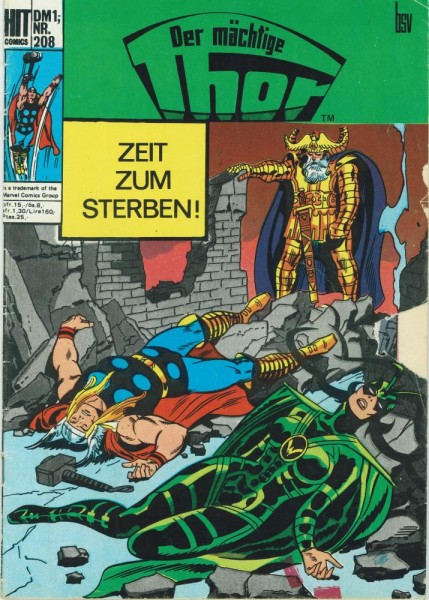 Hit Comics 208 - Der mächtige Thor (Z2), bsv