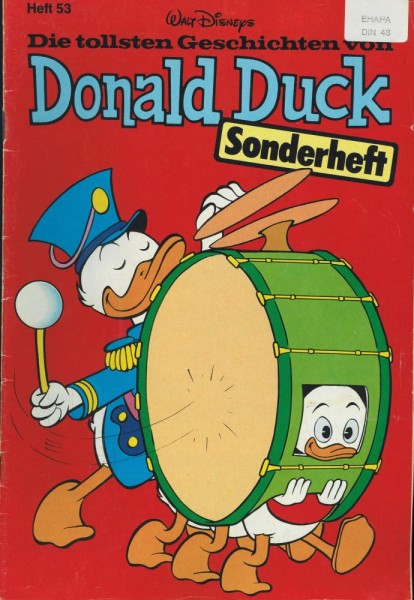 Die tollsten Geschichten von Donald Duck Sonderheft 53 (Z1), Ehapa