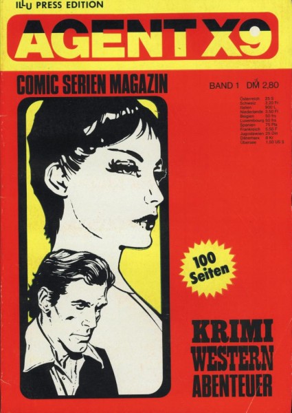 Agent X9 1 (Z1), Illu Press Verlag