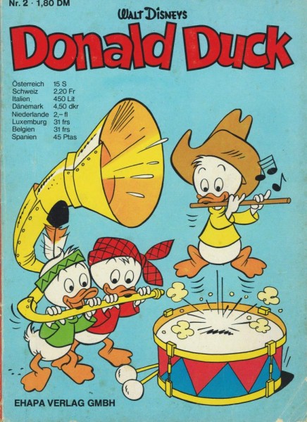 Donald Duck Taschenbuch 2 (Z2), Ehapa