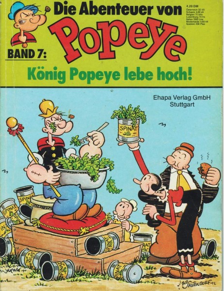 Die Abenteuer von Popeye 7 (Z1-2/2), Ehapa