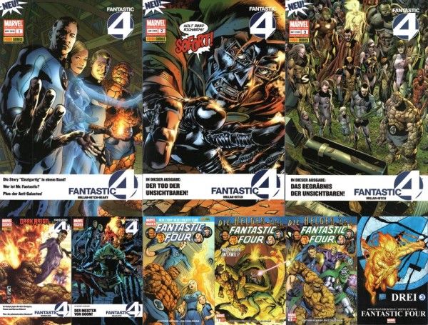 Fantastic Four (2009-2011) 1-9 (Z0), Panini