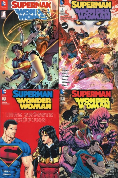 Superman Wonder Woman 1-4 (Z0), Panini