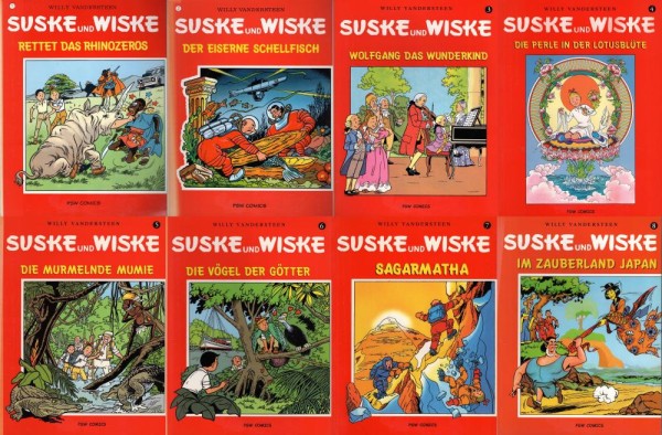 Suske und Wiske 1-8 (Z0, 1. Aufl.), PSW Comics