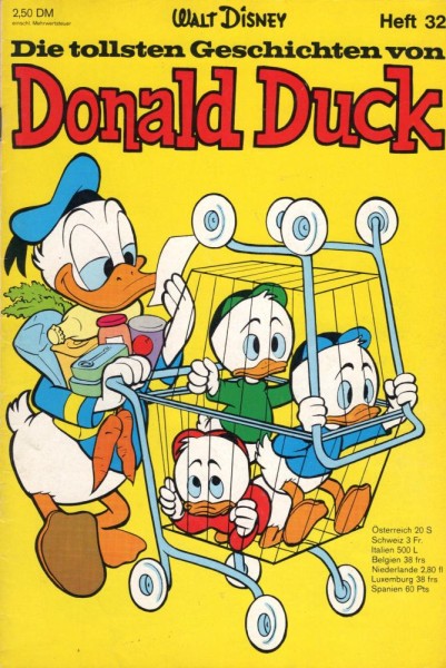 Die tollsten Geschichten von Donald Duck Sonderheft 32 (Z1-), Ehapa