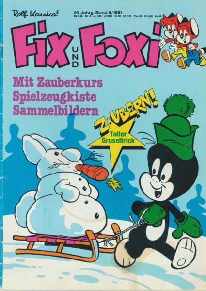 Fix und Foxi 29. Jg. 9 (Z2), Pabel