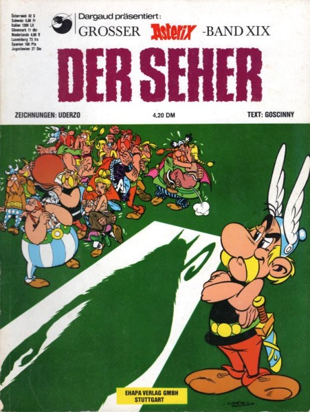 Asterix 19 (Z1-2, 1. Auflage), Ehapa