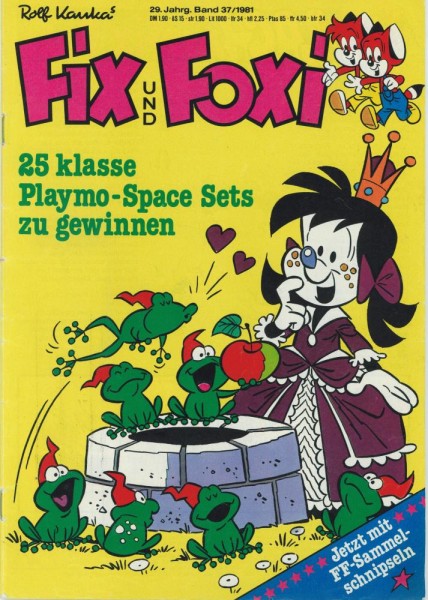 Fix und Foxi 29. Jg. 37 (Z2, Sm), Pabel