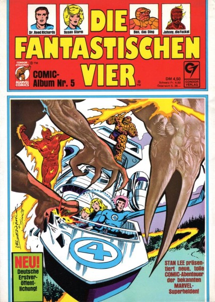 Die Fantastischen Vier Comic Album 5 (Z1), Condor