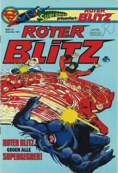 Roter Blitz 1981/ 13 (Z1, Sz), Ehapa