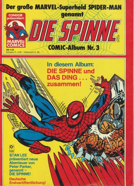 Die Spinne - Comic Album 3 (Z1-2/2, Sz), Condor