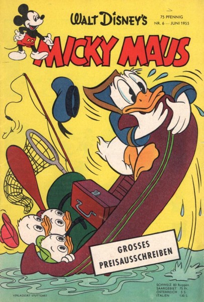 Micky Maus 1955/ 6 (Z1), Ehapa