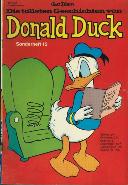 Die tollsten Geschichten von Donald Duck 1968/ 15 (Z1-2/2), Ehapa