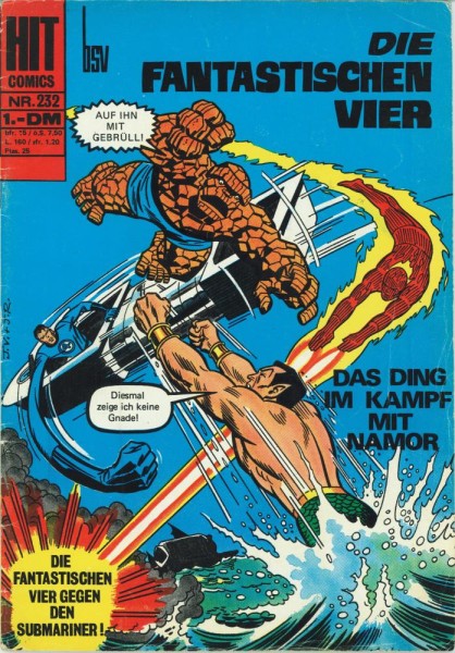 Hit Comics 232 - Die Fantastischen Vier (Z1-2), bsv